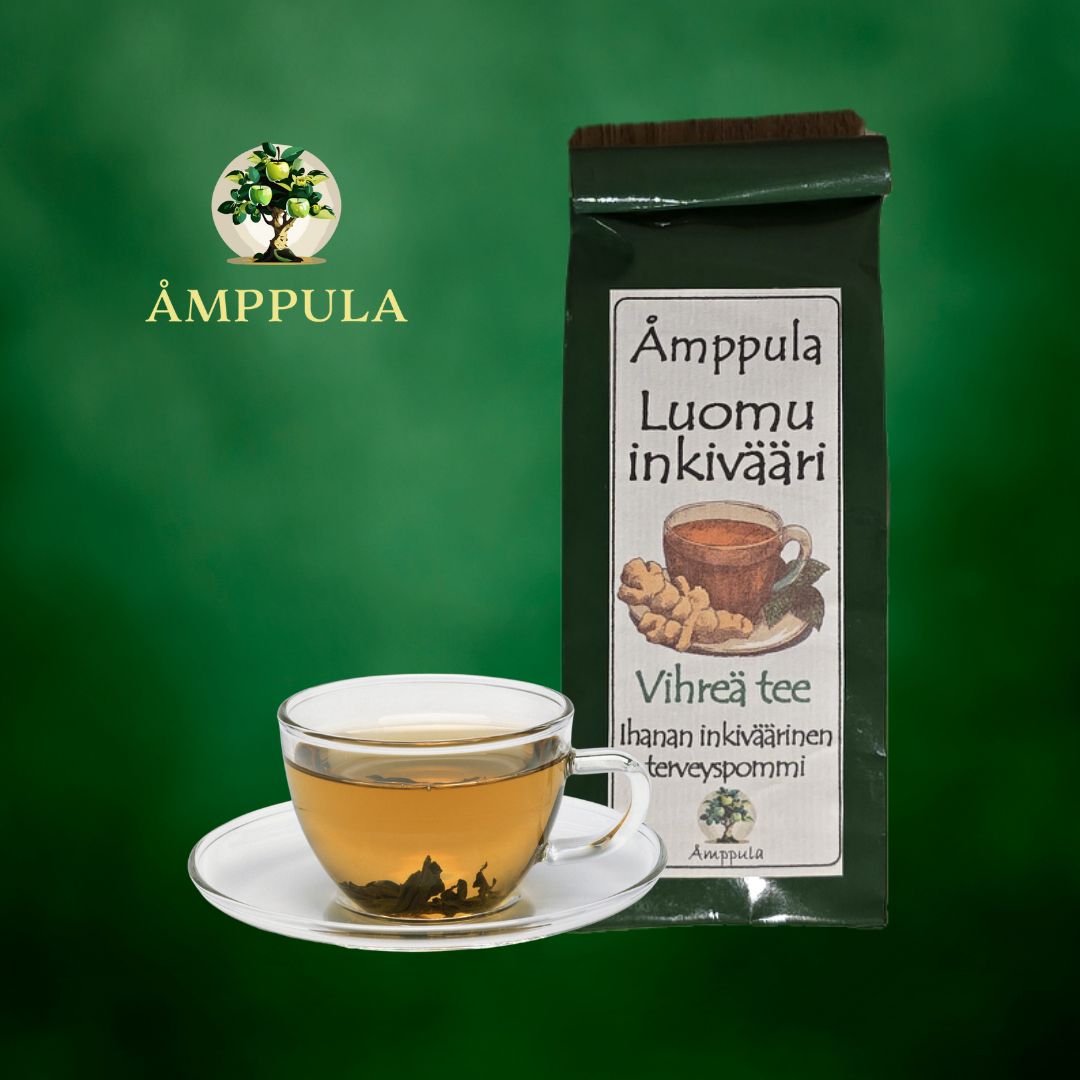 Inkivääri -vihreä tee, luomu